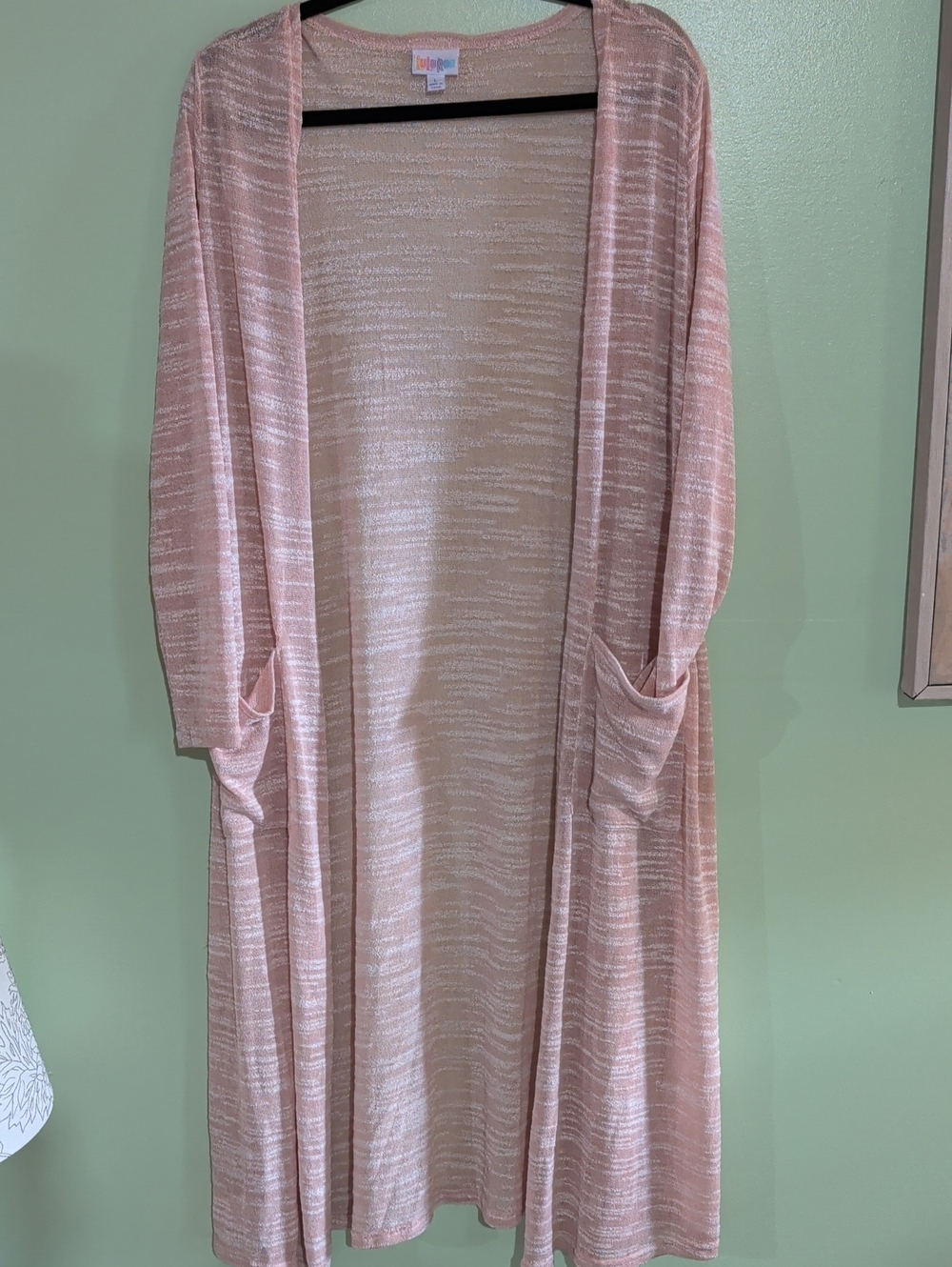 LuLaRoe Sarah Dusty Rose Knit Duster